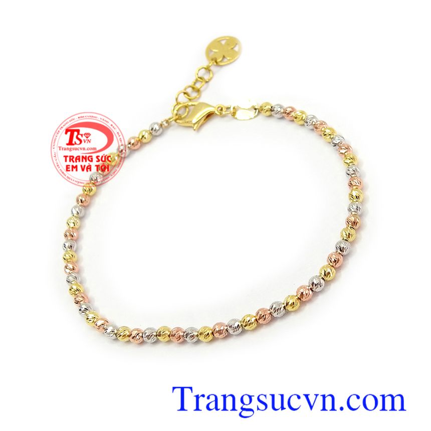 Lắc tay v&agrave;ng 10k phong c&aacute;ch, lắc tay v&agrave;ng, lắc tay nữ đẹp