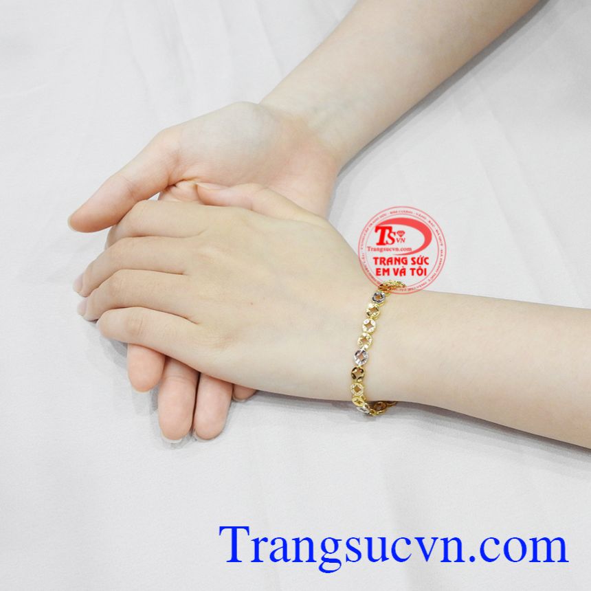 Lắc tay vàng thời trang phong cách, Lắc nữ vàng đẹp, Lắc tay vàng sang trọng Lắc tay vàng thời trang phong cách, Lắc nữ vàng đẹp, Lắc tay vàng sang trọng