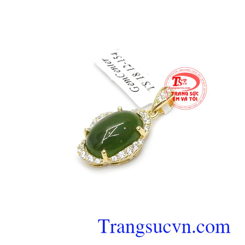 Mặt dây chuyền Nephrite hưng thịnh. mặt dây vàng tây đá quý, ngọc nephrite Mặt dây chuyền Nephrite hưng thịnh. mặt dây vàng tây đá quý, ngọc nephrite