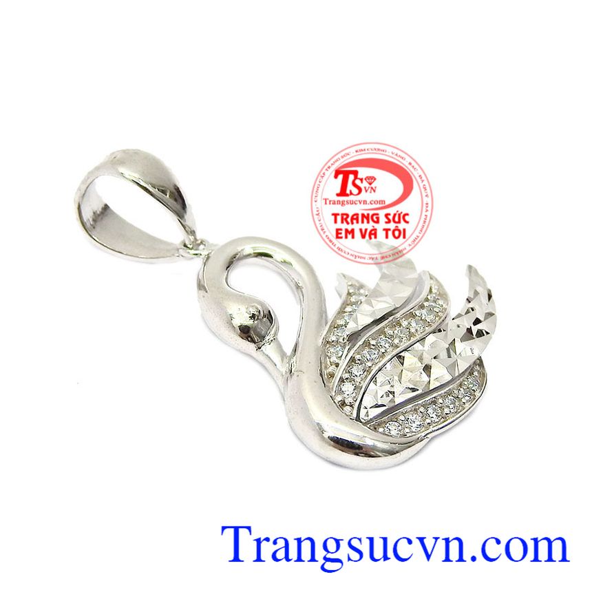Mặt dây chuyền thiên nga tinh tế, Mặt dây chuyền vàng, mặt dây nữ phong cách Mặt dây chuyền thiên nga tinh tế, Mặt dây chuyền vàng, mặt dây nữ phong cách