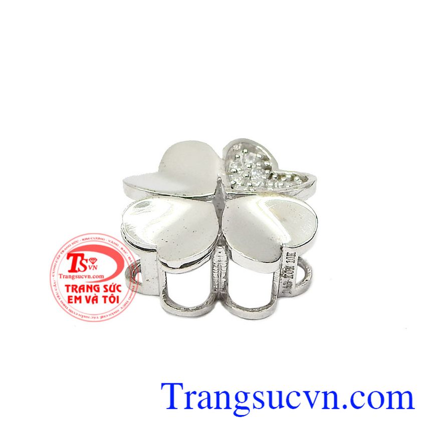 Mặt dây cỏ bốn lá duyên dáng, Mặt dây chuyền vàng, mặt dây nữ vàng quý phái Mặt dây cỏ bốn lá duyên dáng, Mặt dây chuyền vàng, mặt dây nữ vàng quý phái