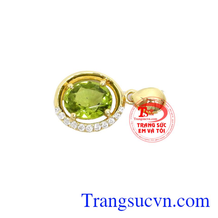 Mặt dây peridot dịu dàng, mặt dây peridot, mặt dây chuyền vàng Mặt dây peridot dịu dàng, mặt dây peridot, mặt dây chuyền vàng