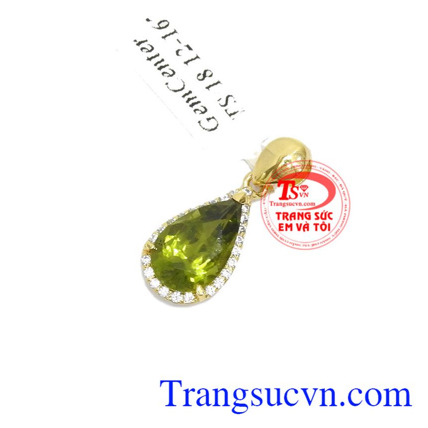 Mặt dây peridot may mắn, mặt dây peridot, mặt dây chuyền đẹp Mặt dây peridot may mắn, mặt dây peridot, mặt dây chuyền đẹp