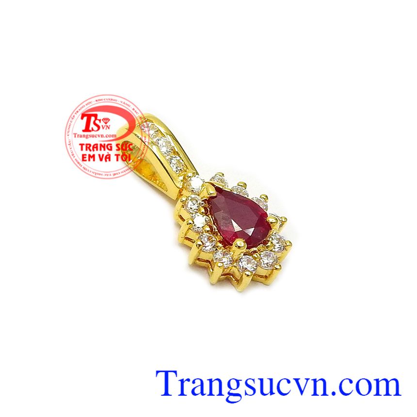 Mặt dây ruby thịnh vượng, mặt dây chuyền ruby, mặt dây nữ đá quý Mặt dây ruby thịnh vượng, mặt dây chuyền ruby, mặt dây nữ đá quý