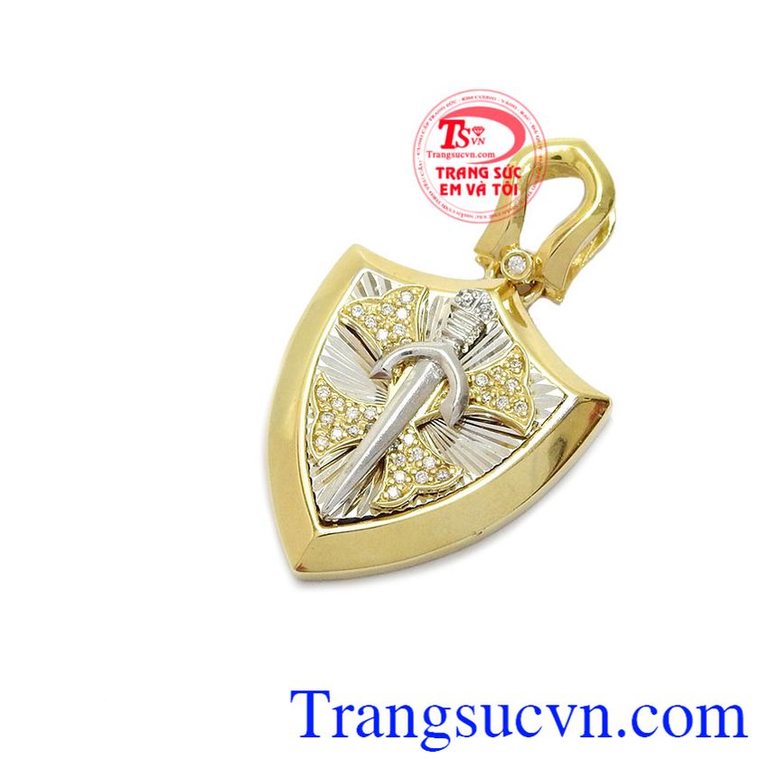 Mặt dây vàng nam phong cách, Mặt Dây Vàng Tây Đá Quý, mặt dây chuyền nam