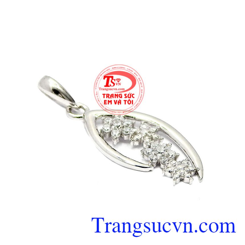 Mặt dây vàng trắng quý phái, Mặt dây chuyền vàng, Mặt dây nữ phong cách Mặt dây vàng trắng quý phái, Mặt dây chuyền vàng, Mặt dây nữ phong cách