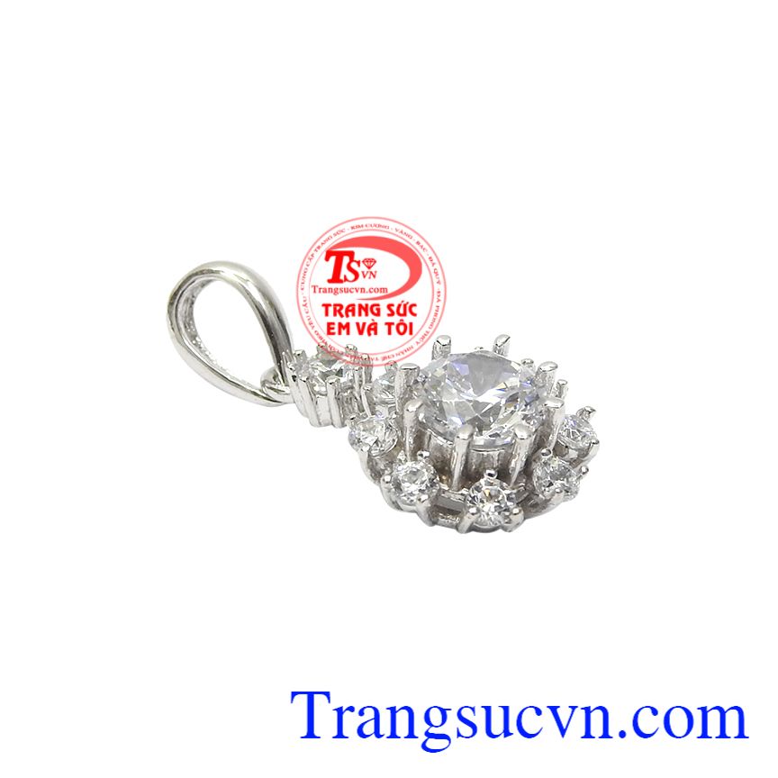 Mặt nữ vàng trắng tinh tế, Mặt dây vàng tây, Mặt dây chuyền thời trang Mặt nữ vàng trắng tinh tế, Mặt dây vàng tây, Mặt dây chuyền thời trang
