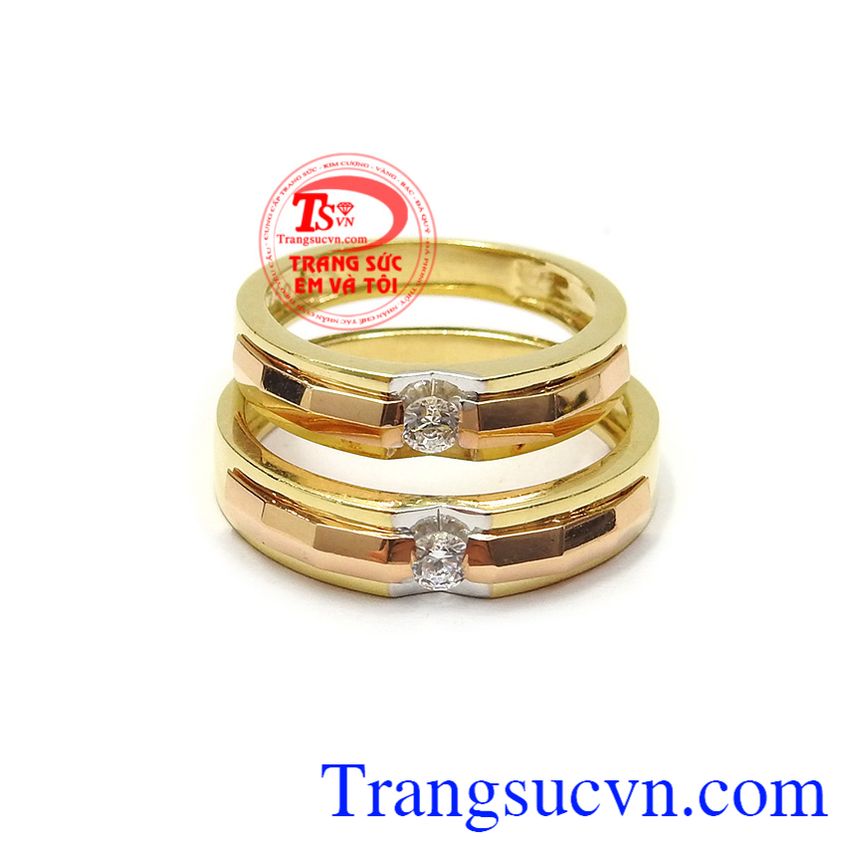 Nhẫn cưới hạnh phúc an yên, Nhẫn cưới vàng 18k, nhẫn cưới đẹp Nhẫn cưới hạnh phúc an yên, Nhẫn cưới vàng 18k, nhẫn cưới đẹp