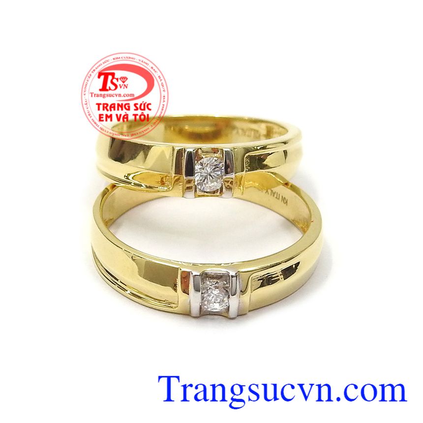 Nhẫn cưới tình yêu hòa hợp, Nhẫn cưới vàng 18k, nhẫn cưới đẹp Nhẫn cưới tình yêu hòa hợp, Nhẫn cưới vàng 18k, nhẫn cưới đẹp