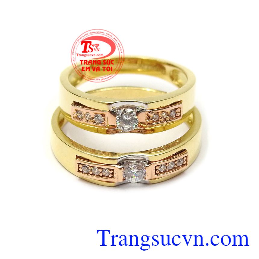 Nhẫn cưới tình yêu viên mãn, Nhẫn cưới vàng 18k, nhẫn cưới đẹp Nhẫn cưới tình yêu viên mãn, Nhẫn cưới vàng 18k, nhẫn cưới đẹp