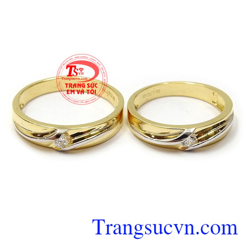 Nhẫn cưới vàng tây bình an, Nhẫn cưới vàng 18k, nhẫn cưới đẹp Nhẫn cưới vàng tây bình an, Nhẫn cưới vàng 18k, nhẫn cưới đẹp