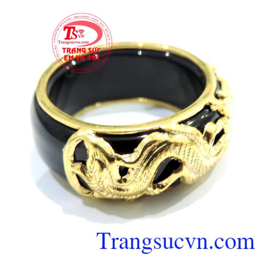 Nhẫn mã não rồng mệnh Thủy, Nhẫn Ngọc Rồng Vàng, nhẫn nam mã não bọc vàng Nhẫn mã não rồng mệnh Thủy, Nhẫn Ngọc Rồng Vàng, nhẫn nam mã não bọc vàng