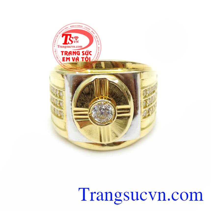 Nhẫn Nam 18K Phong Cách, Nhẫn nam đẹp, Nhẫn nam vàng thời trang cá tính Nhẫn Nam 18K Phong Cách, Nhẫn nam đẹp, Nhẫn nam vàng thời trang cá tính
