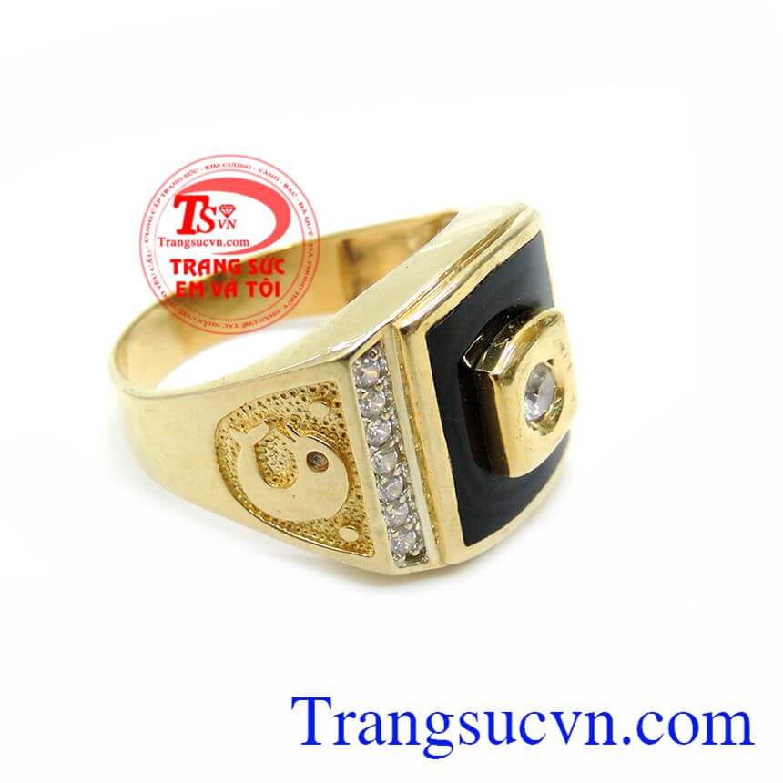 Nhẫn Nam Cá Heo Vàng, Nhẫn nam giá rẻ, nhẫn nam vàng 10k phong cách Nhẫn Nam Cá Heo Vàng, Nhẫn nam giá rẻ, nhẫn nam vàng 10k phong cách