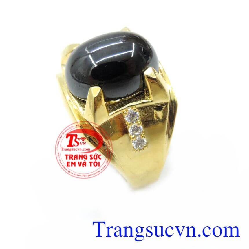 Nhẫn Nam Đá Đen 10k, Nhẫn nam giá rẻ, nhẫn nam vàng thời trang Nhẫn Nam Đá Đen 10k, Nhẫn nam giá rẻ, nhẫn nam vàng thời trang