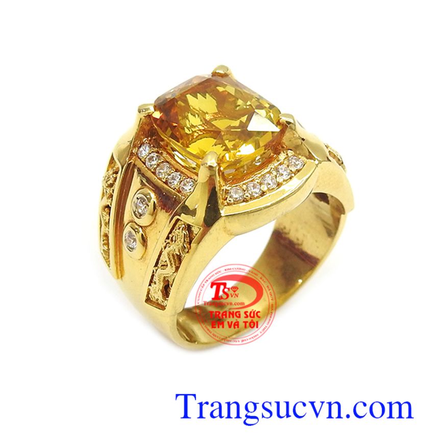 Nhẫn nam sapphire vàng, nhẫn nam sapphire, nhẫn nam đẹp