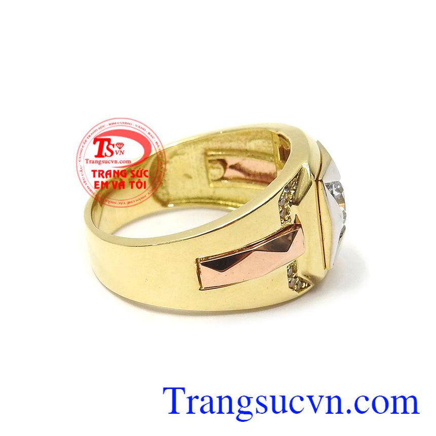 Nhẫn nam vàng tây thời trang, nhẫn nam đẹp, nhẫn nam vàng 18k Nhẫn nam vàng tây thời trang, nhẫn nam đẹp, nhẫn nam vàng 18k