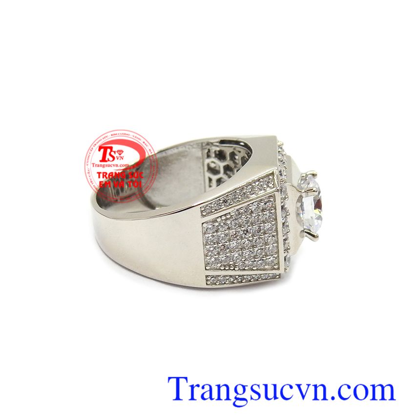 Nhẫn nam vàng trắng Hàn Quốc thời thượng, nhẫn nam đẹp, nhẫn vàng trắng nam Nhẫn nam vàng trắng Hàn Quốc thời thượng, nhẫn nam đẹp, nhẫn vàng trắng nam