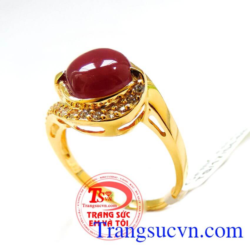 Nhẫn năng lượng tình yêu, Nhẫn Nữ Ruby, nhẫn nữ vàng xinh xắn Nhẫn năng lượng tình yêu, Nhẫn Nữ Ruby, nhẫn nữ vàng xinh xắn