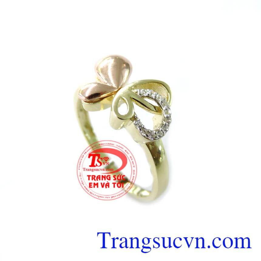 Nhẫn Nữ Cánh Bướm Xinh Xắn, Nhẫn Nữ Vàng, nhẫn nữ vàng 10k Nhẫn Nữ Cánh Bướm Xinh Xắn, Nhẫn Nữ Vàng, nhẫn nữ vàng 10k