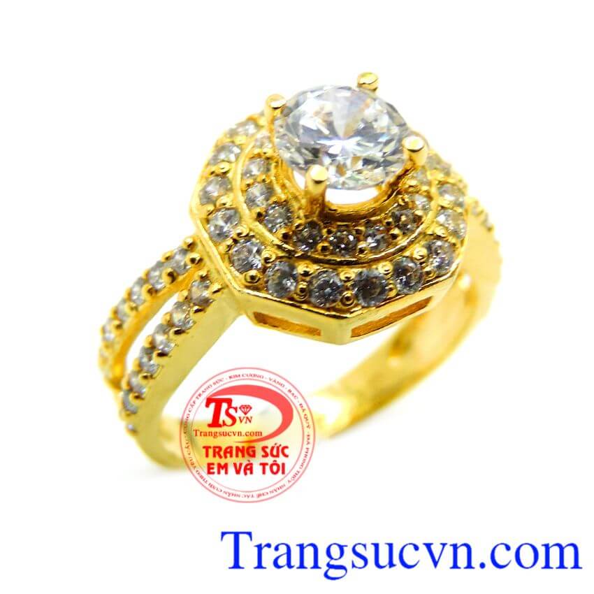 Nhẫn nữ hoàng vàng, Nhẫn nữ vàng, nhẫn nữ đính đá xinh xắn Nhẫn nữ hoàng vàng, Nhẫn nữ vàng, nhẫn nữ đính đá xinh xắn