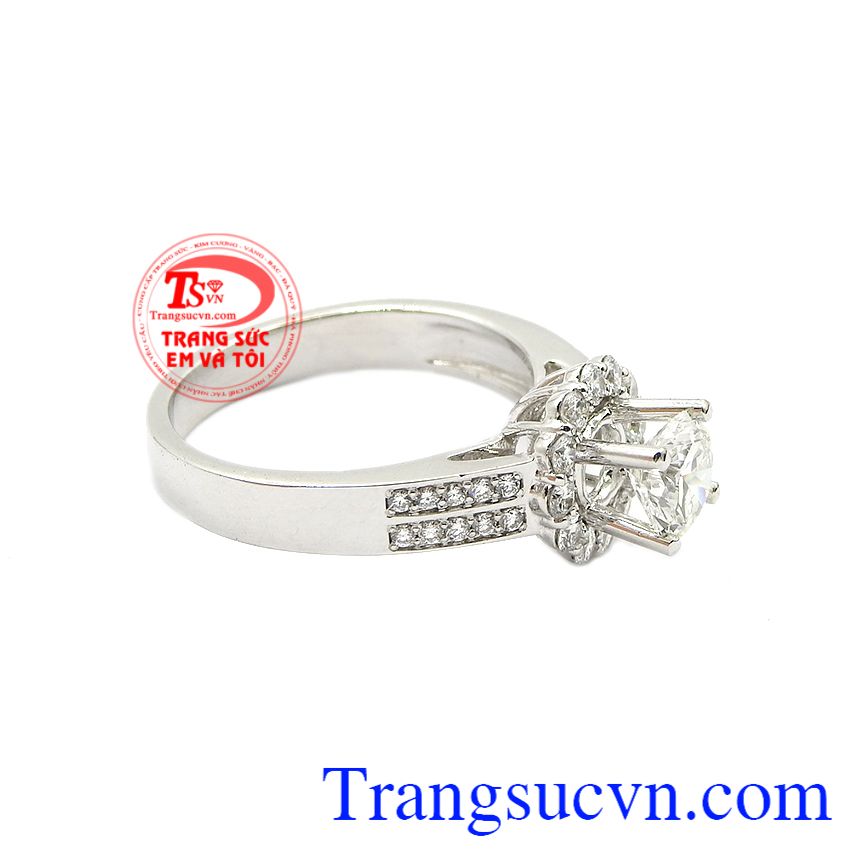 Nhẫn nữ kim cương kiêu sa, Nhẫn nữ vàng tây, Nhẫn nữ thời trang