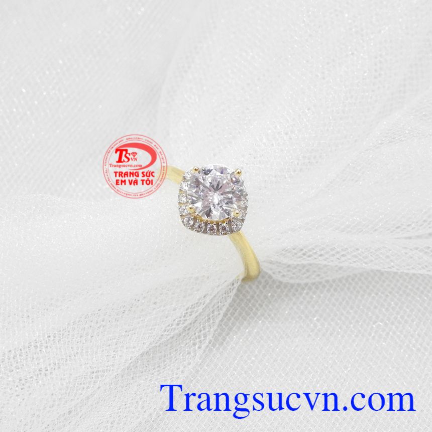Nhẫn nữ nhỏ xinh tinh tế, nhẫn nữ vàng tây Nhẫn nữ nhỏ xinh tinh tế, nhẫn nữ vàng tây