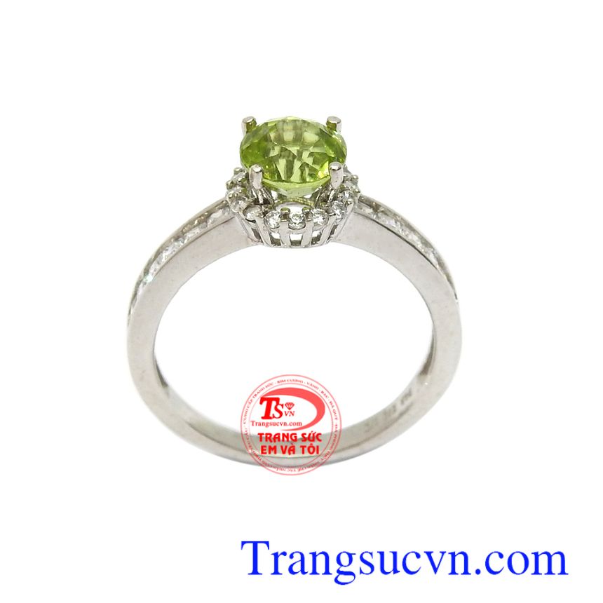 Nhẫn nữ Peridot 10k an nhiên, Nhẫn nữ đẹp, Nhẫn Peridot