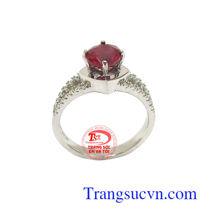 Nhẫn nữ Ruby tài lộc may mắn, nhẫn nữ đẹp, nhẫn nữ ruby