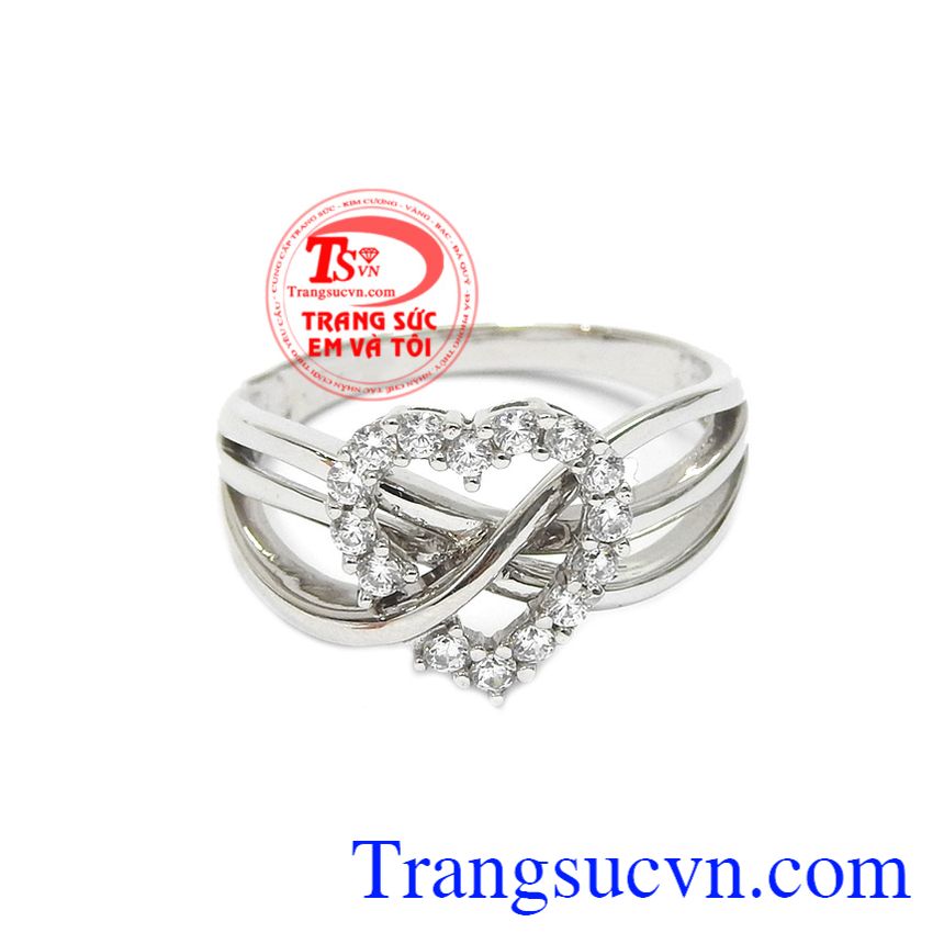 Nhẫn nữ sắc màu tình yêu, nhẫn nữ vàng trắng Nhẫn nữ sắc màu tình yêu, nhẫn nữ vàng trắng