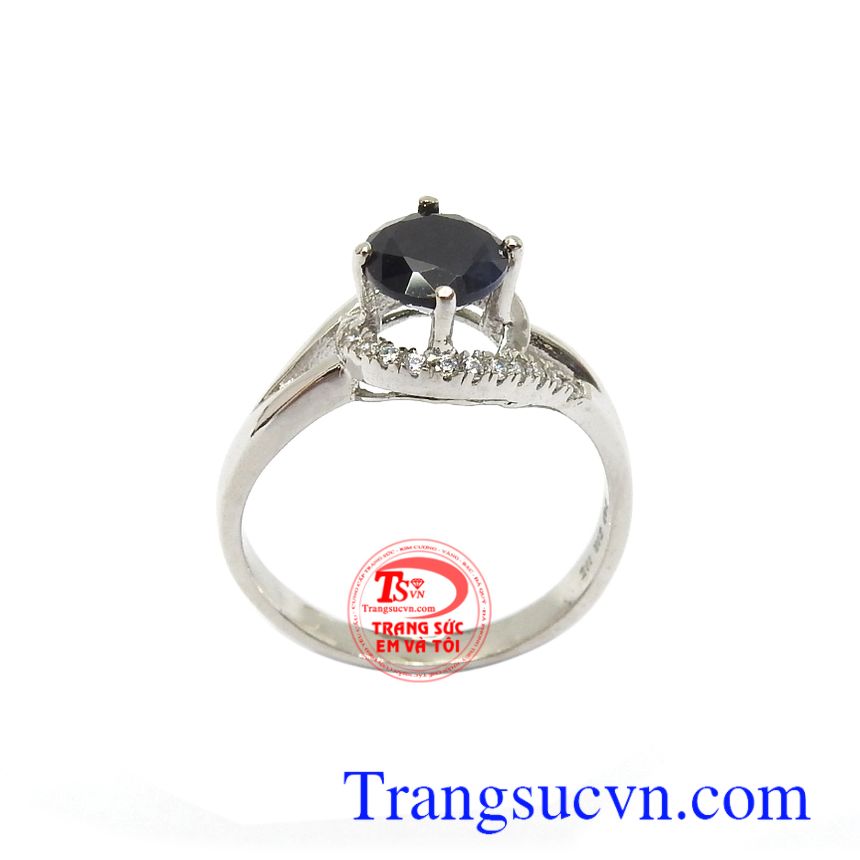 Nhẫn nữ Sapphire may mắn 10k, nhẫn nữ sapphire, nhẫn nữ đá quý Nhẫn nữ Sapphire may mắn 10k, nhẫn nữ sapphire, nhẫn nữ đá quý