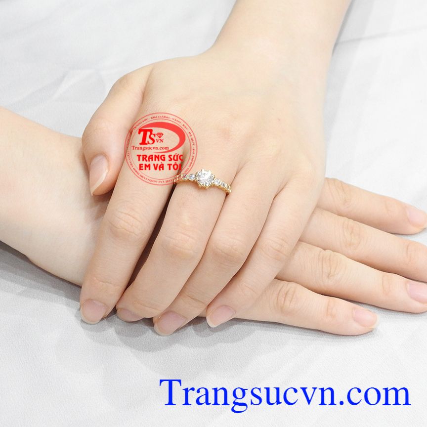 Nhẫn nữ thời trang phong c&aacute;ch, Nhẫn nữ c&aacute; t&iacute;nh, Nhẫn nữ v&agrave;ng sang trọng