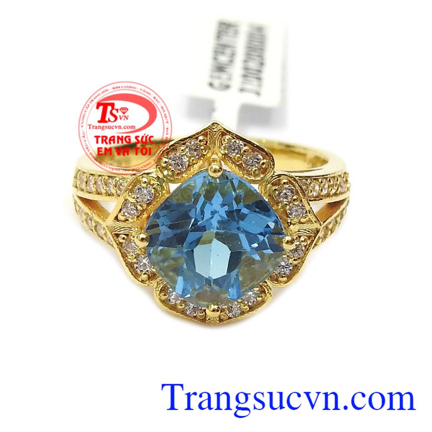 Nhẫn nữ topaz an lành, Nhẫn nữ topaz, nhãn nữ vàng đá quý