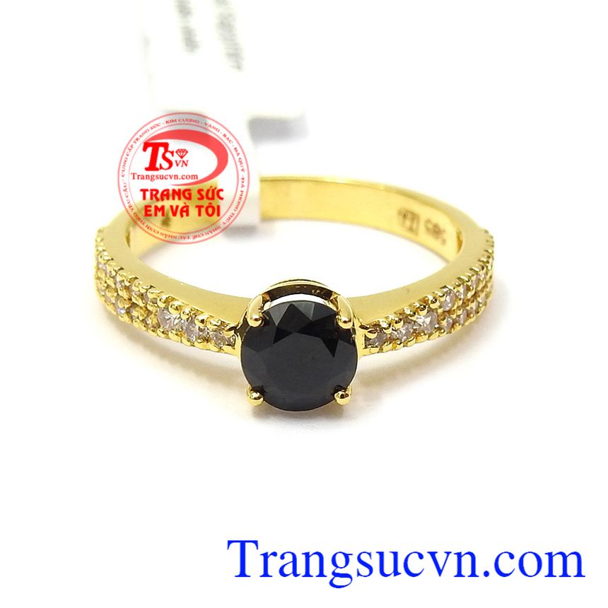 Nhẫn nữ vàng sapphire tài lộc, Nhẫn nữ Sapphire, nhẫn nữ đá quý Nhẫn nữ vàng sapphire tài lộc, Nhẫn nữ Sapphire, nhẫn nữ đá quý