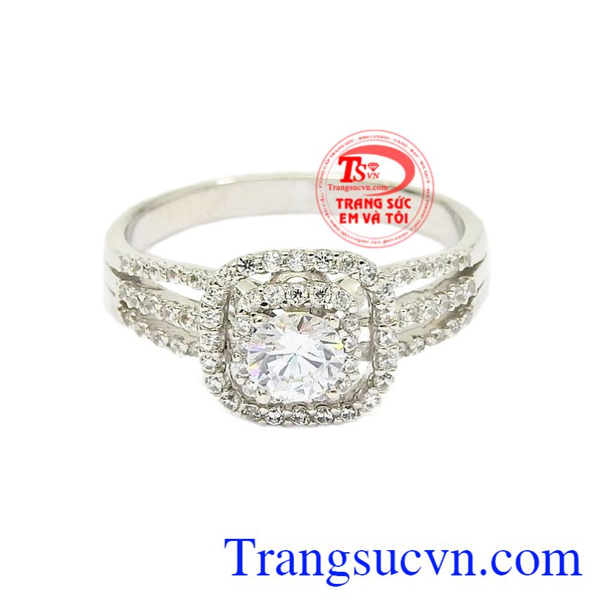 Nhẫn nữ vàng trắng say mê, Nhẫn nữ vàng trắng, Nhẫn vàng trắng cá tính Nhẫn nữ vàng trắng say mê, Nhẫn nữ vàng trắng, Nhẫn vàng trắng cá tính