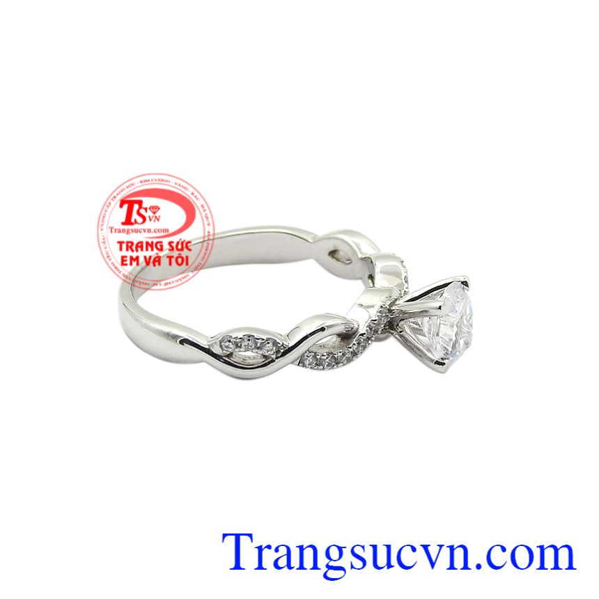 Nhẫn nữ vàng trắng thuần khiết, Nhẫn nữ vàng đẹp, Nhẫn nữ thời trang Nhẫn nữ vàng trắng thuần khiết, Nhẫn nữ vàng đẹp, Nhẫn nữ thời trang