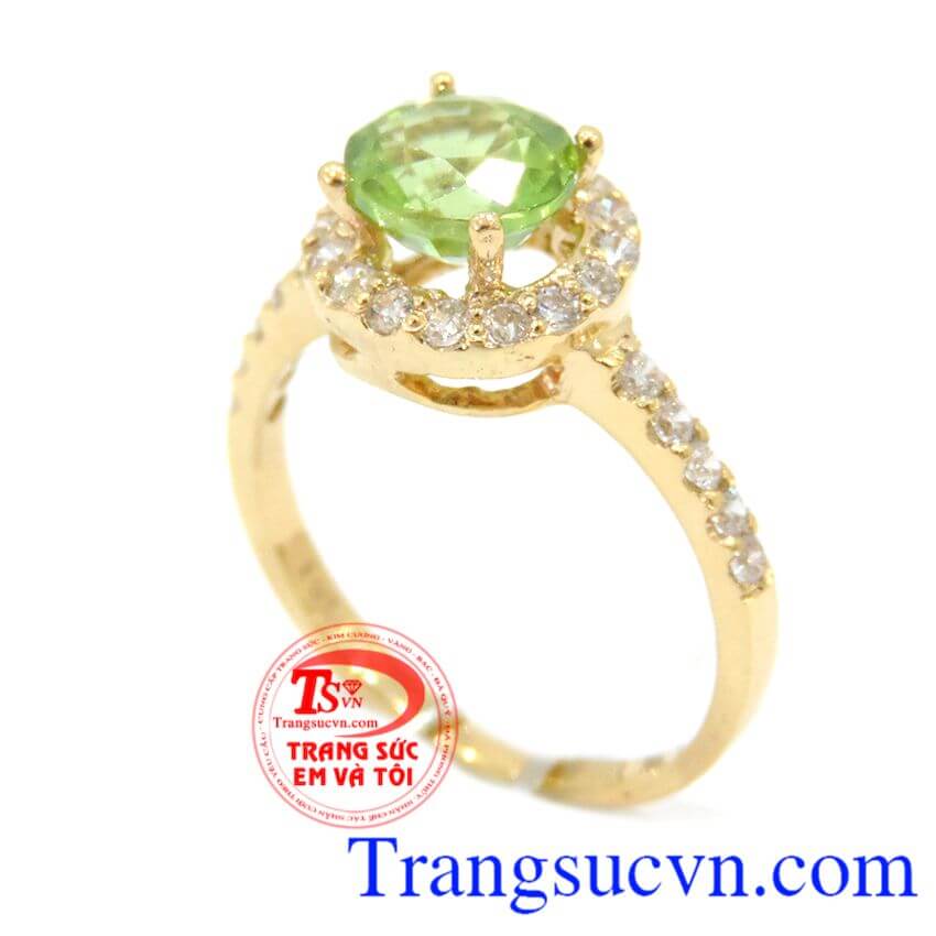 Nhẫn peridot đẹp nữ, Nhẫn Peridot, nhẫn nữ vàng tây đính đá Nhẫn peridot đẹp nữ, Nhẫn Peridot, nhẫn nữ vàng tây đính đá