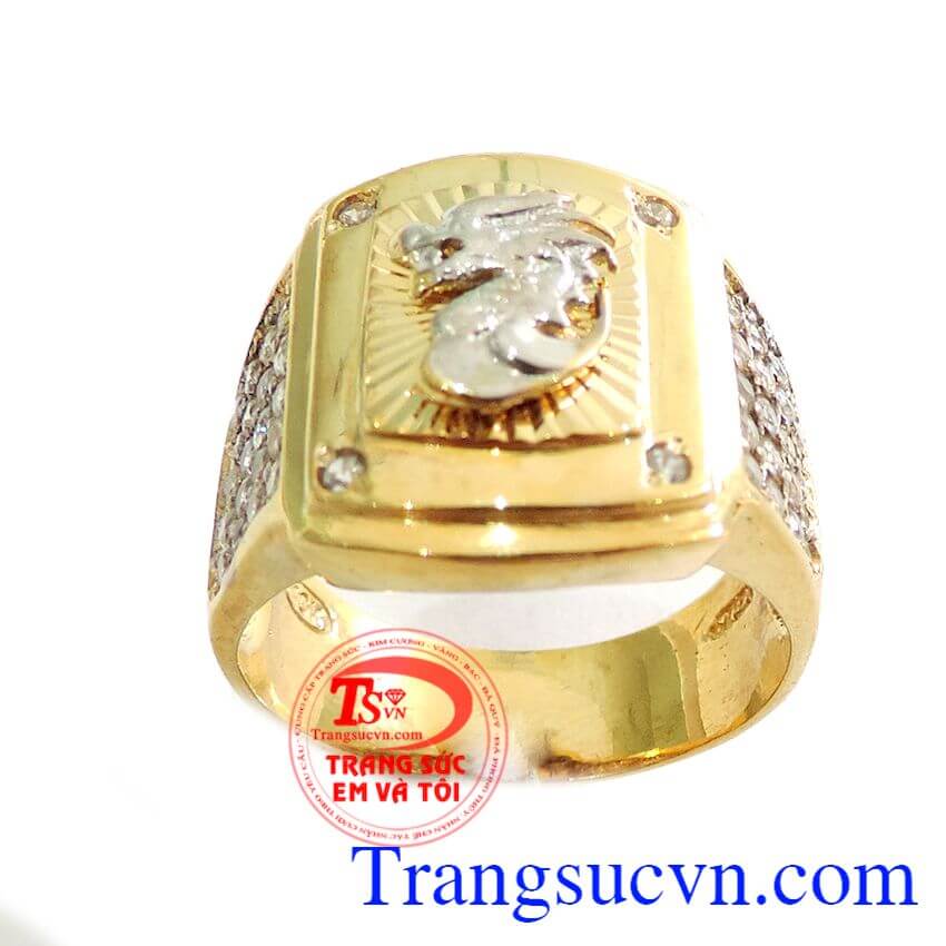 Nhẫn rồng nam vàng tây, Nhẫn nam giá rẻ, nhẫn nam mạnh mẽ Nhẫn rồng nam vàng tây, Nhẫn nam giá rẻ, nhẫn nam mạnh mẽ