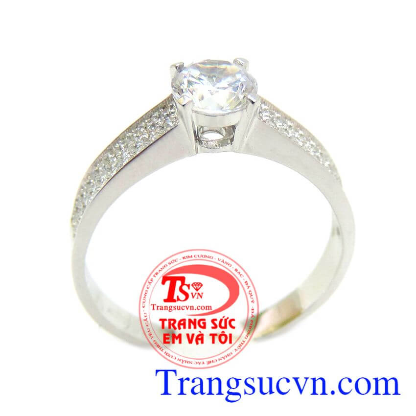 Nhẫn vàng trắng 18k nữ, Nhẫn Nữ Vàng Trắng, nhẫn nữ đính đá cao cấp Nhẫn vàng trắng 18k nữ, Nhẫn Nữ Vàng Trắng, nhẫn nữ đính đá cao cấp