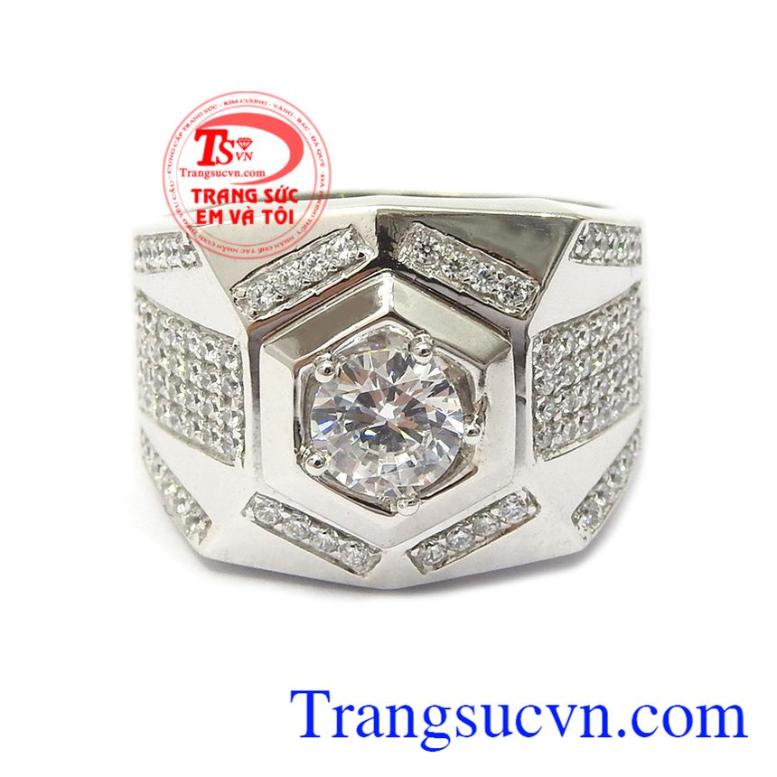 Nhẫn vàng trắng nam quyền lực, Nhẫn vàng trắng nam, nhẫn nam đẳng cấp