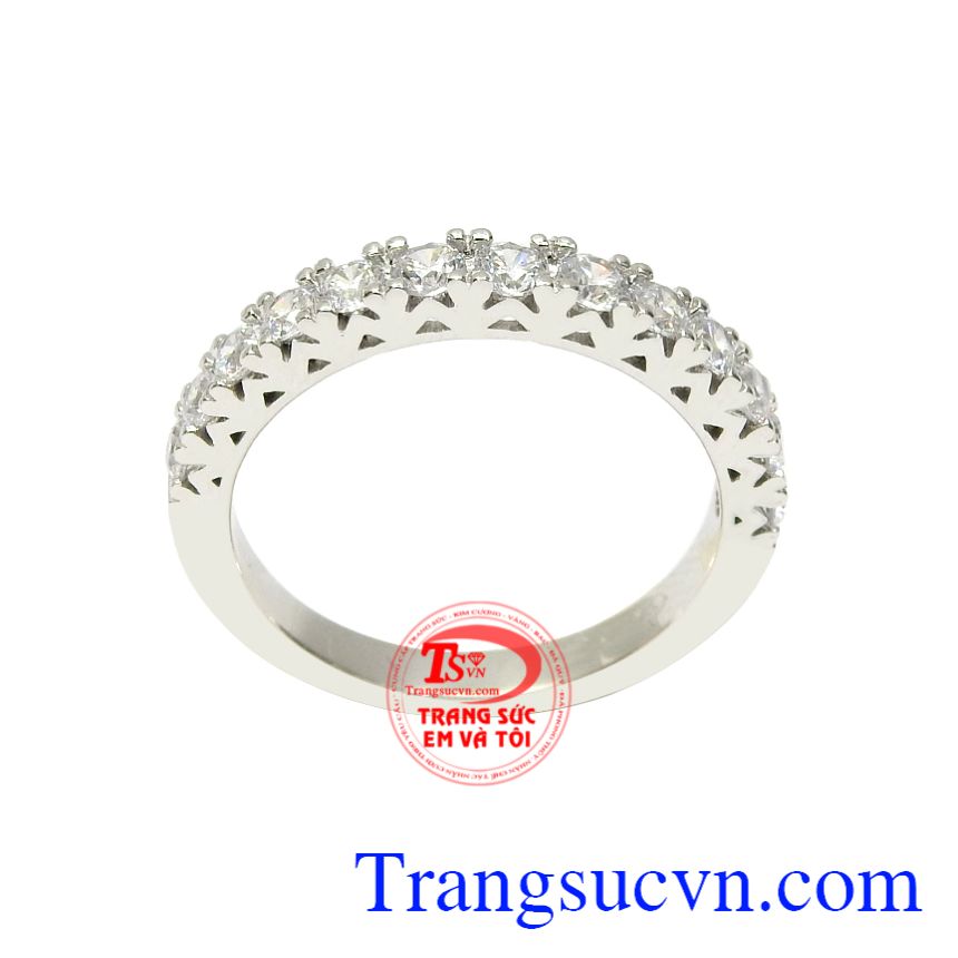 Nhẫn vàng trắng quý cô thời trang, Nhẫn nữ vàng trắng, Nhẫn vàng trắng xinh xắn Nhẫn vàng trắng quý cô thời trang, Nhẫn nữ vàng trắng, Nhẫn vàng trắng xinh xắn