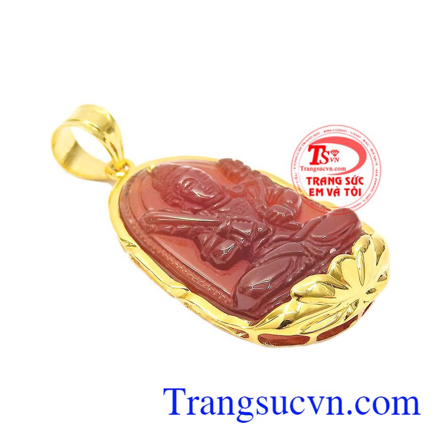 Phật bản mệnh Sửu - Dần bình an, Mặt phật bọc vàng, mặt dây sang trọng Phật bản mệnh Sửu - Dần bình an, Mặt phật bọc vàng, mặt dây sang trọng