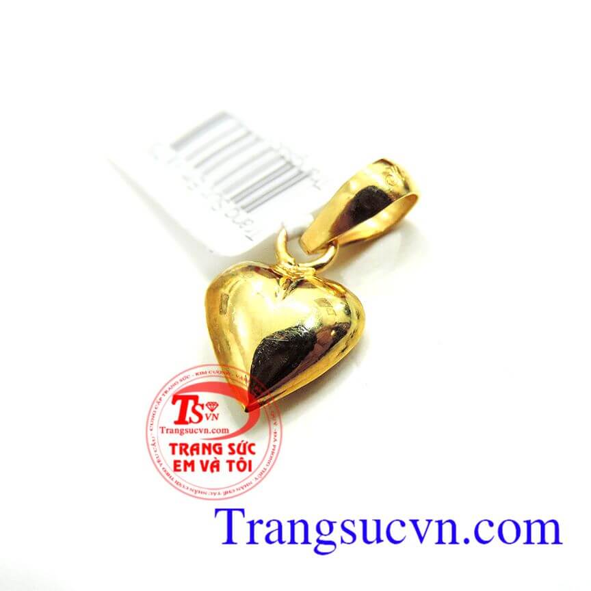 Trái tim vàng yêu thương, mặt dây chuyền vàng, mặt dây nữ xinh xắn Trái tim vàng yêu thương, mặt dây chuyền vàng, mặt dây nữ xinh xắn