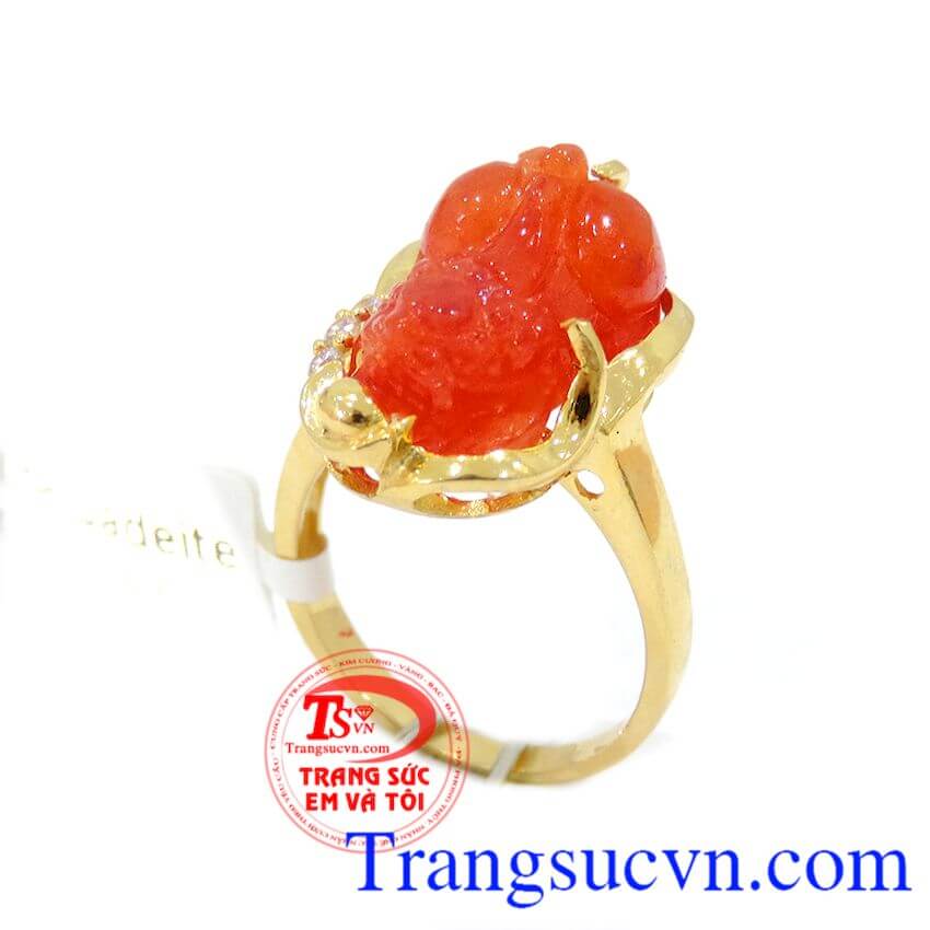 Tỳ hưu nhẫn nữ vàng, Nhẫn nữ đá quý, nhẫn nữ đinh đá sang trọng Tỳ hưu nhẫn nữ vàng, Nhẫn nữ đá quý, nhẫn nữ đinh đá sang trọng