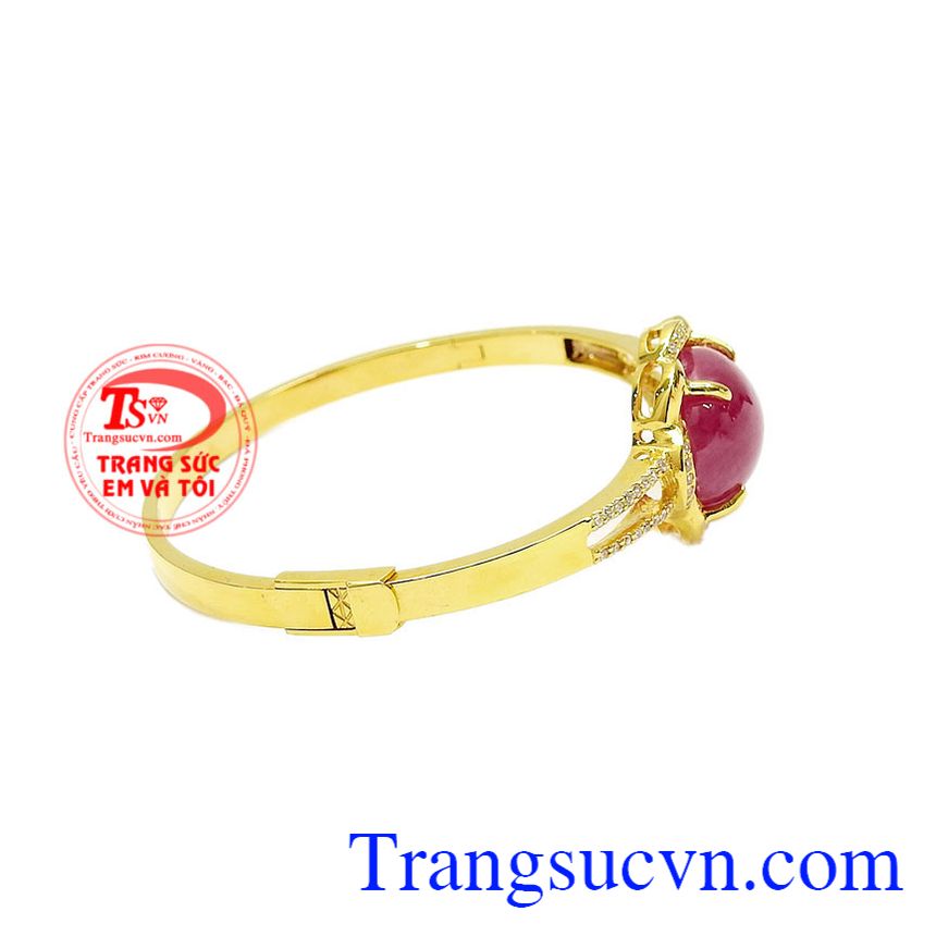 Vòng tay ruby rực rỡ, vòng tay vàng Vòng tay ruby rực rỡ, vòng tay vàng