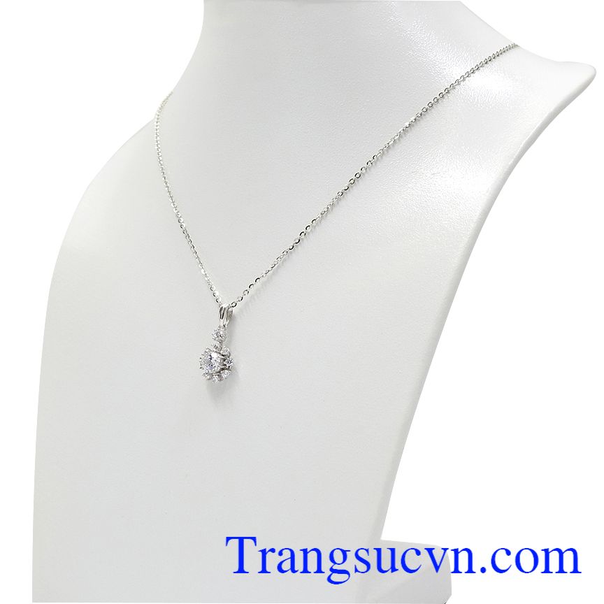 Bộ trang sức vàng trắng tinh tế, Bộ dây chuyền vàng, Trang sức nữ thời thượng Bộ trang sức vàng trắng tinh tế, Bộ dây chuyền vàng, Trang sức nữ thời thượng