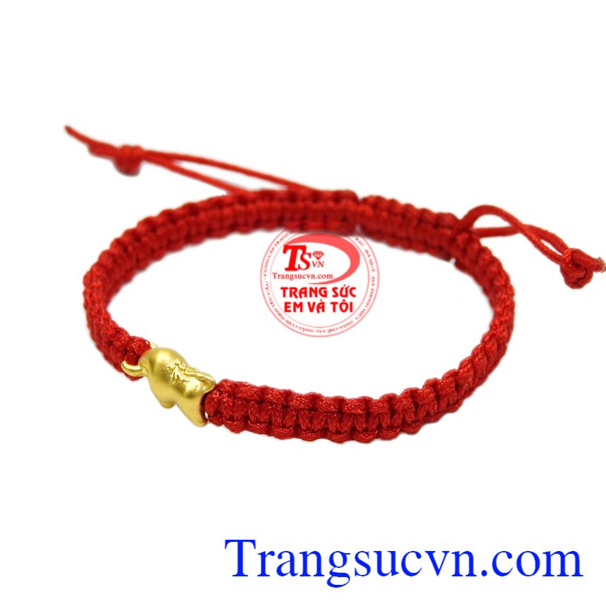 Dây tết charm vàng tuổi Sửu, Lắc tay vàng trẻ em, Lắc tay xinh xắn Dây tết charm vàng tuổi Sửu, Lắc tay vàng trẻ em, Lắc tay xinh xắn