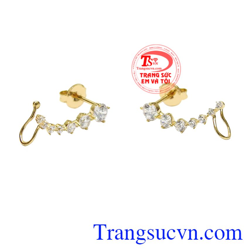 Hoa tai nữ ấn tượng, Hoa tai nữ vàng, Hoa tai vàng cá tính Hoa tai nữ ấn tượng, Hoa tai nữ vàng, Hoa tai vàng cá tính