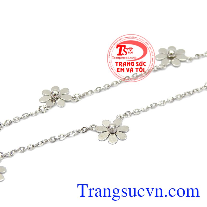 Lắc chân vàng rực rỡ, lắc chân vàng trắng Lắc chân vàng rực rỡ, lắc chân vàng trắng