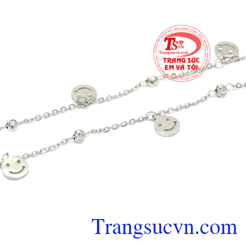 Lắc chân vàng trắng hạnh phúc, lắc chân vàng Lắc chân vàng trắng hạnh phúc, lắc chân vàng